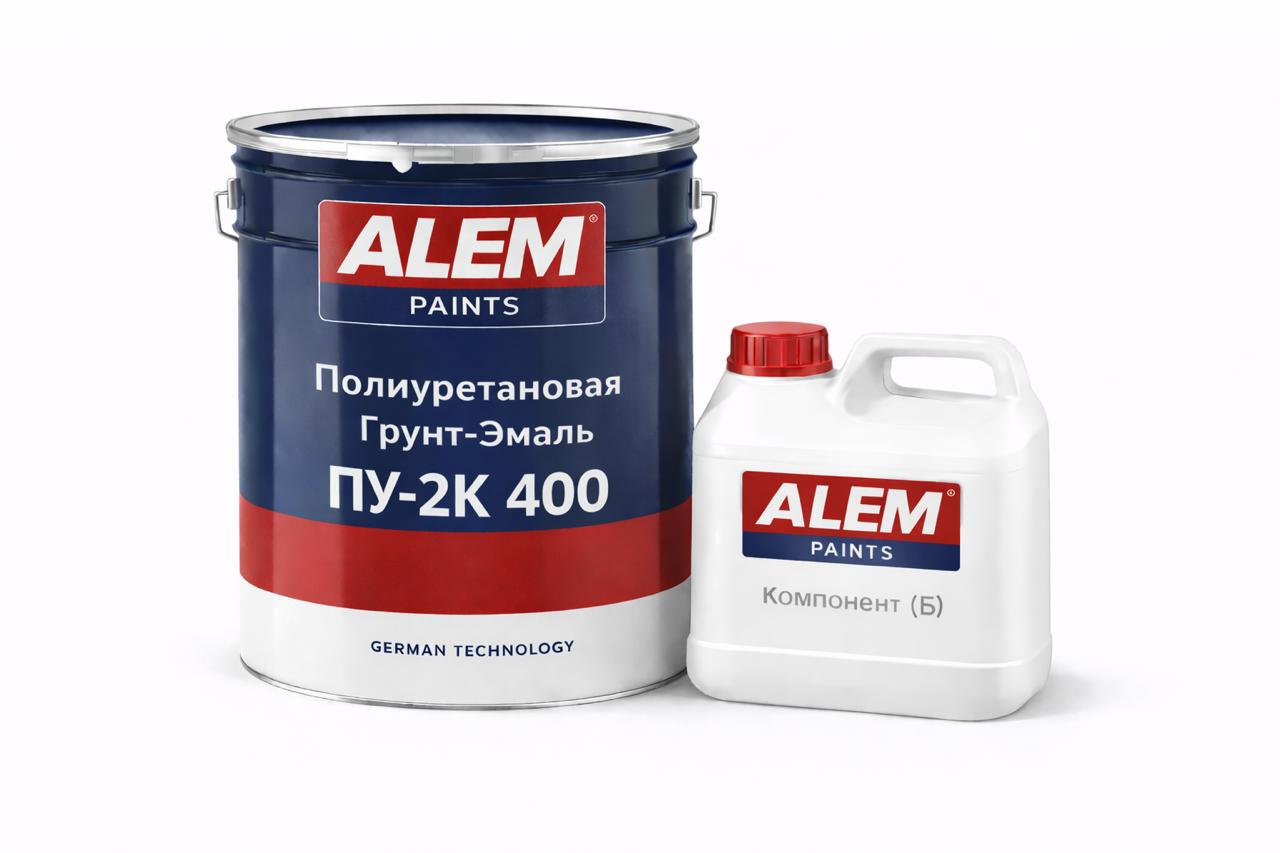 Полиуретановая  Грунт-эмаль ПУ-2К 400