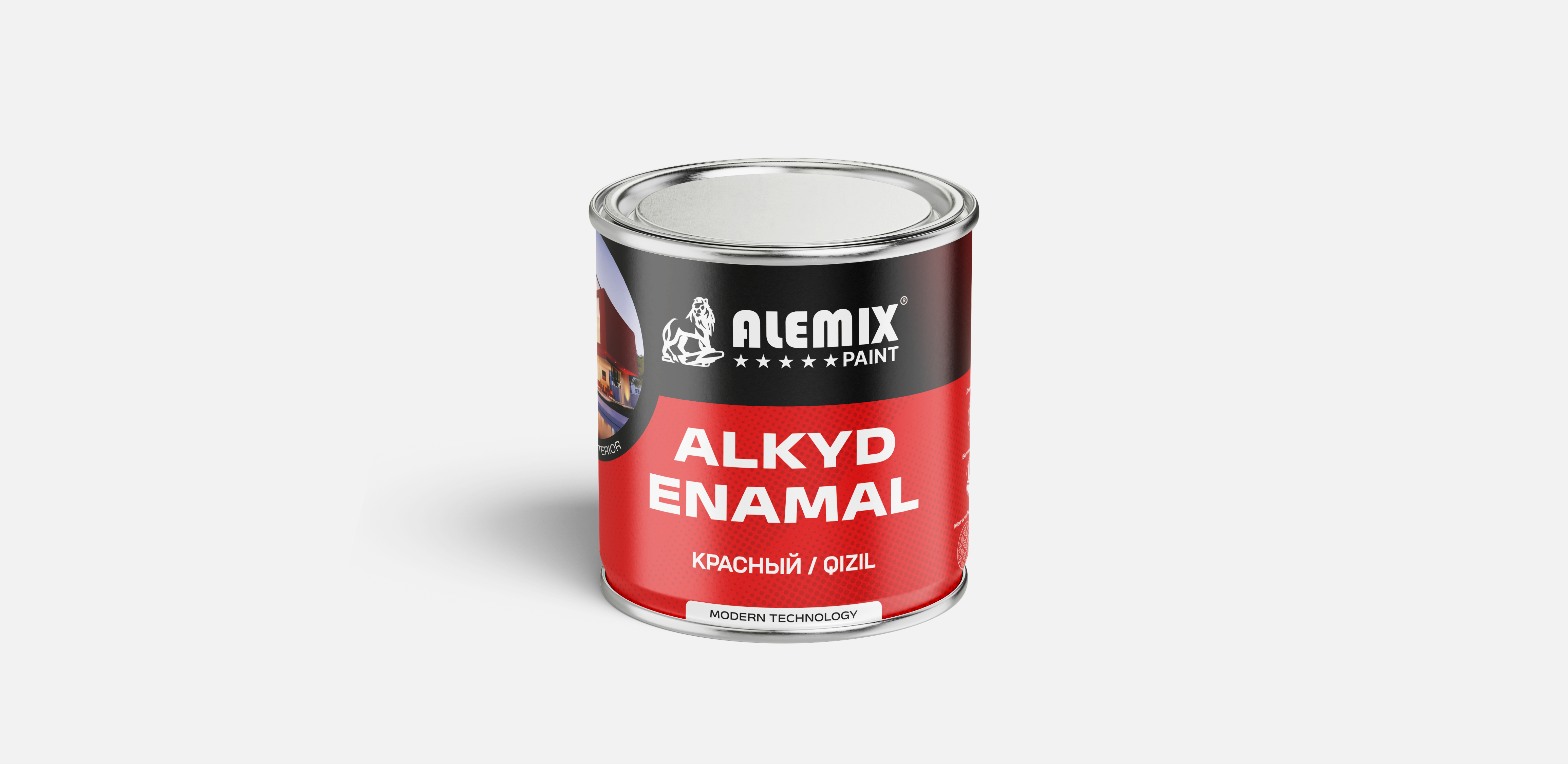 Эмаль ПФ-115 UNIVERSAL красная