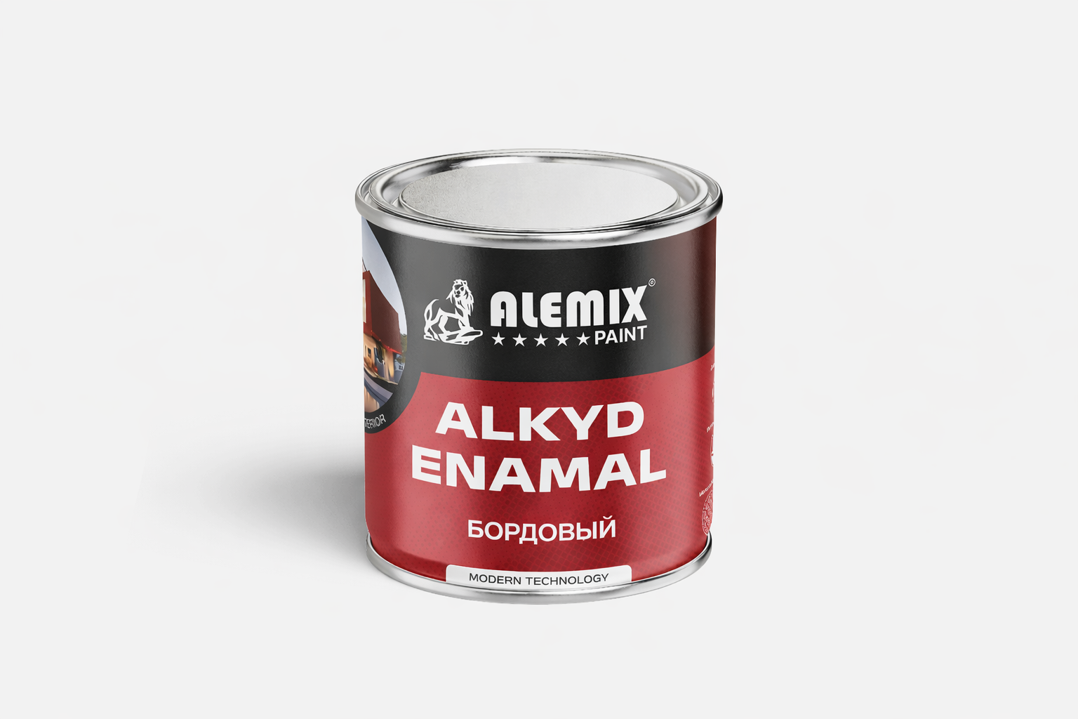 Эмаль ПФ-115 UNIVERSAL бордовая