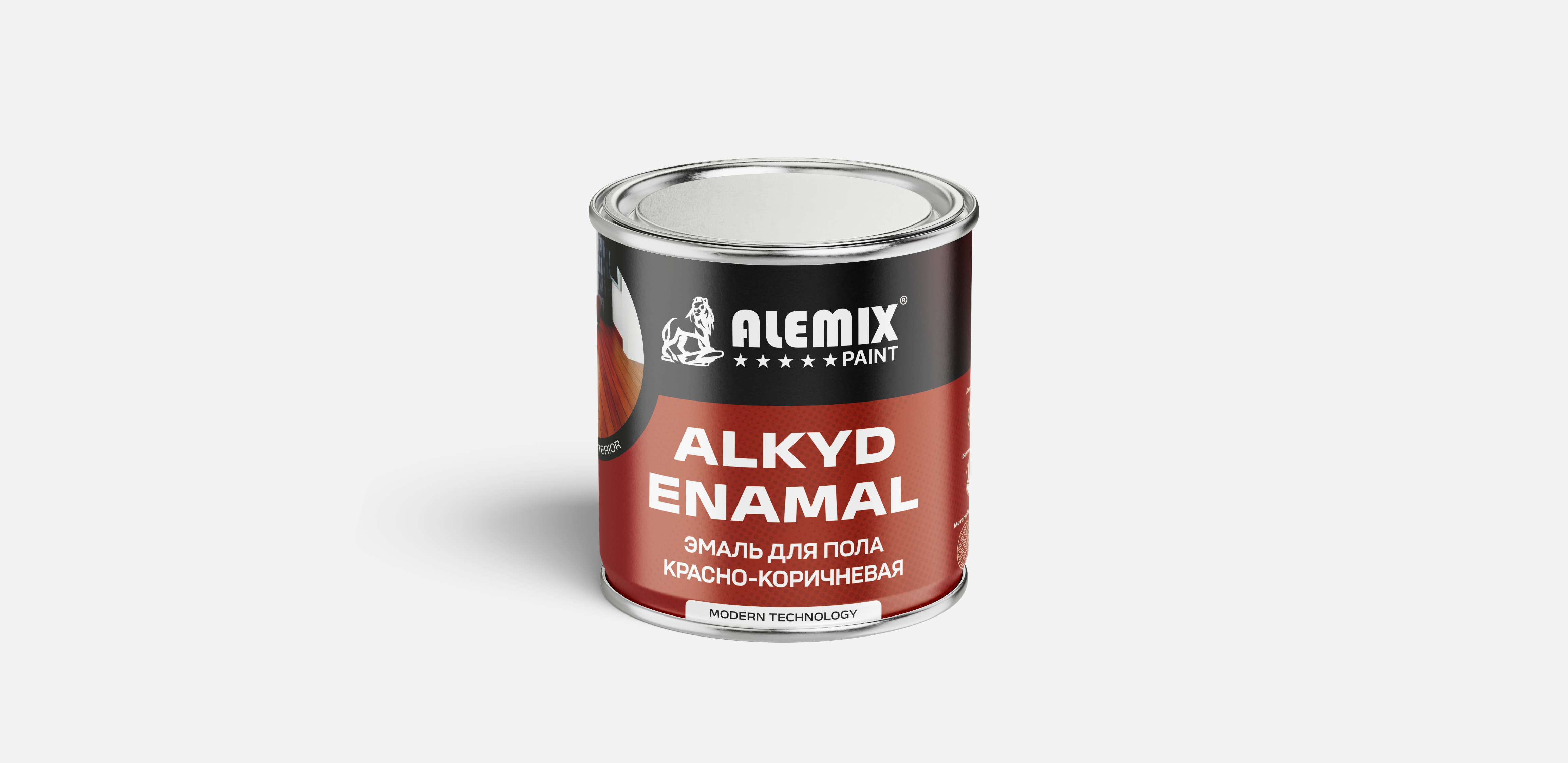 Эмаль половая кр-коричневая