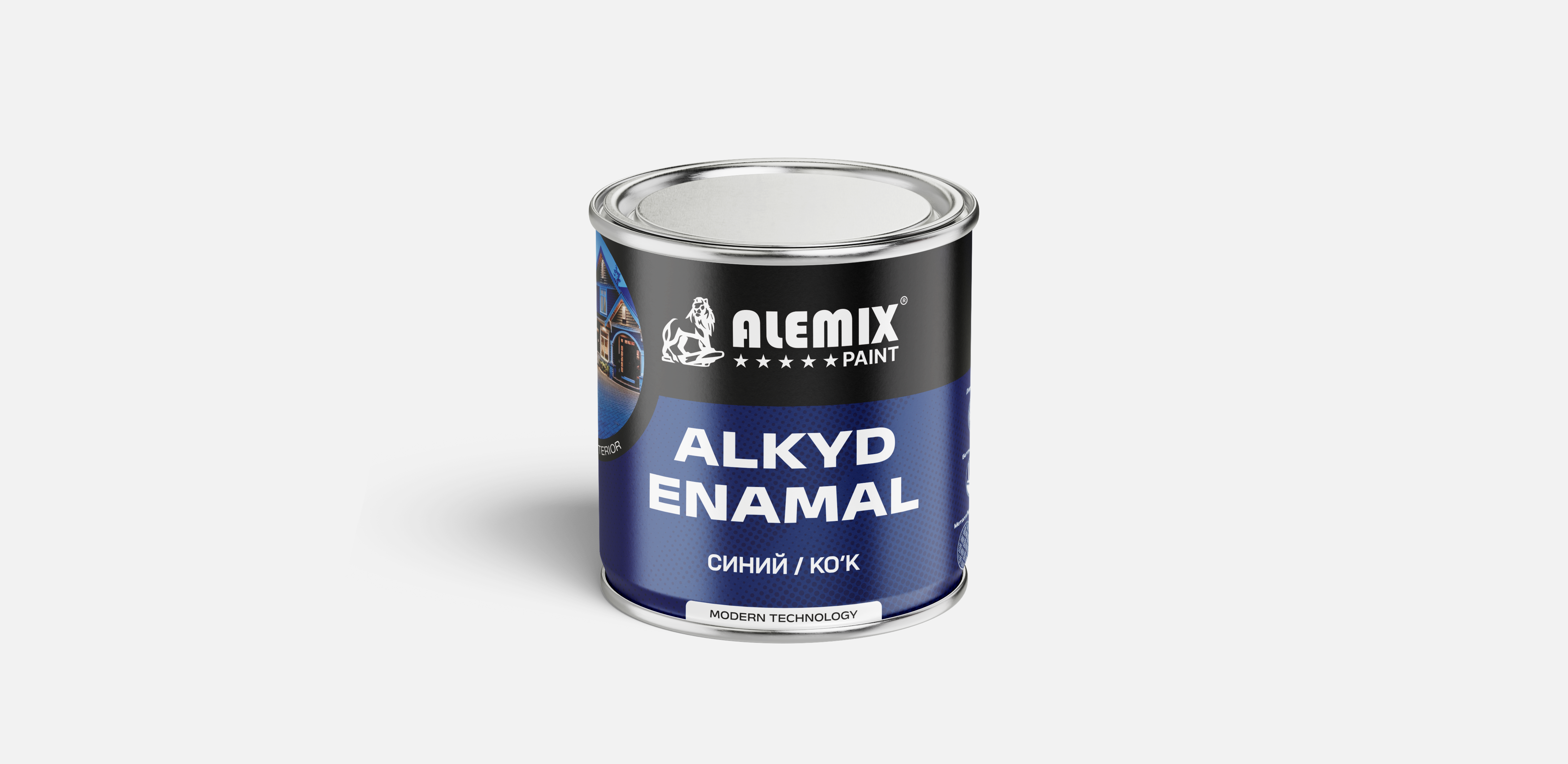 Эмаль ПФ-115 UNIVERSAL голубая